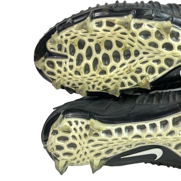 Nike Alpha Menace Elite TD -Men\'s Sz 12 -Black & Silver Cleats- AJ6547-002 main image 3